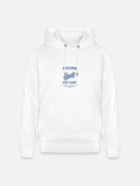 east_coast_boothbay - Heavyweight Unisex Hoodie CRUISER by Stanley/Stella - white
