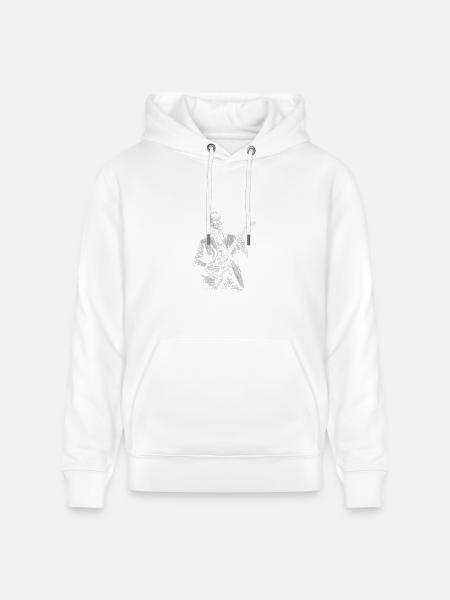 Woodrow Wilson Midnight Jazz Maestro - Heavyweight Unisex Hoodie CRUISER by Stanley/Stella - white