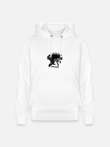 Jimothy Raccoon Meme - Heavyweight Unisex Hoodie CRUISER by Stanley/Stella - white
