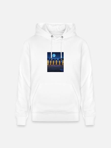 Pleiadians - Heavyweight Unisex Hoodie CRUISER by Stanley/Stella - white