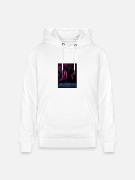 Neon Sky Battle Overdrive - Heavyweight Unisex Hoodie CRUISER by Stanley/Stella - white