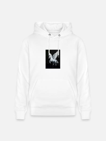 Celestial Pegasus - Heavyweight Unisex Hoodie CRUISER by Stanley/Stella - white