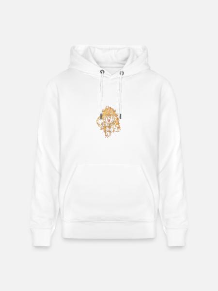 Blazing Jaguar Roar - Heavyweight Unisex Hoodie CRUISER by Stanley/Stella - white