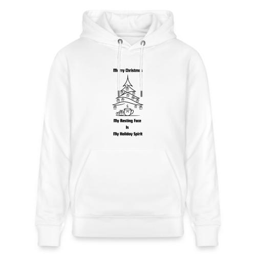 My Resting Face Is My Christmas Spirit T-Shirt - Heavyweight Unisex Hoodie CRUISER by Stanley/Stella