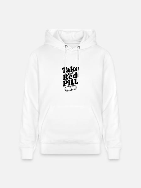 Take the Red Pill - Heavyweight Unisex Hoodie CRUISER by Stanley/Stella - white