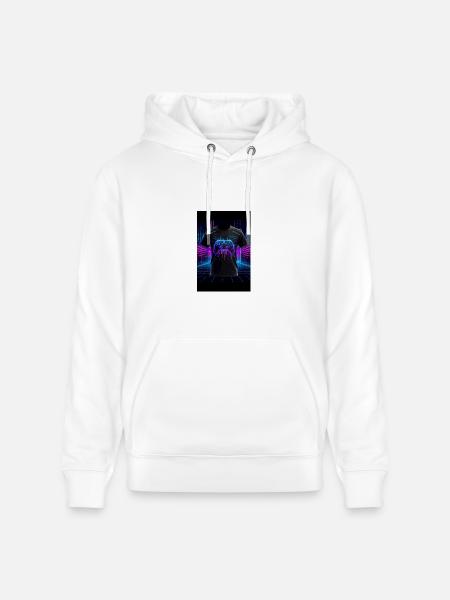 Neon Circuit Controller - Heavyweight Unisex Hoodie CRUISER by Stanley/Stella - white