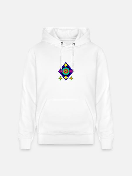 Diamond Stars - Heavyweight Unisex Hoodie CRUISER by Stanley/Stella - white