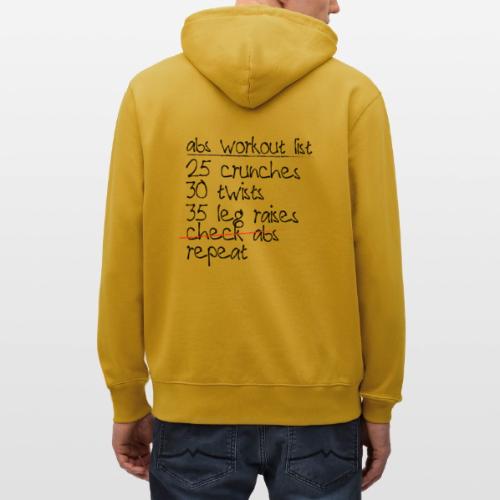 Abs Workout List - Heavyweight Unisex Hoodie CRUISER by Stanley/Stella
