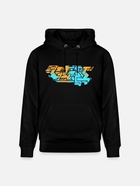 Graffiti Piece - Light - Heavyweight Unisex Hoodie CRUISER by Stanley/Stella - black