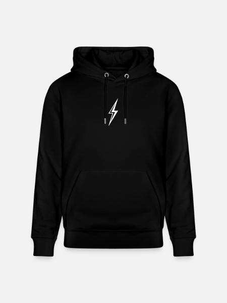 Lightning Bolt - Heavyweight Unisex Hoodie CRUISER by Stanley/Stella - black