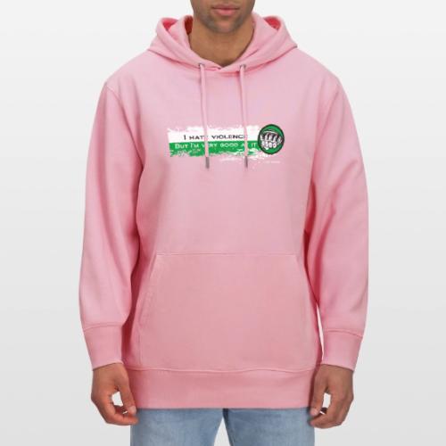 I hate violence but I'm very good at it 2 - WB - Heavyweight Unisex Hoodie CRUISER by Stanley/Stella