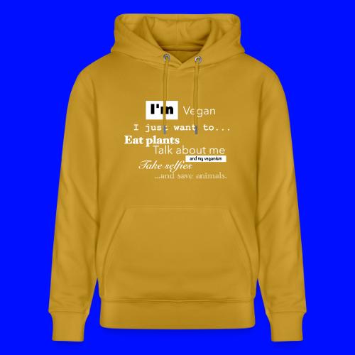 I'm a Vegan - Heavyweight Unisex Hoodie CRUISER by Stanley/Stella