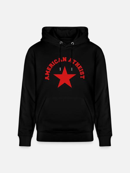 American Atheist - Heavyweight Unisex Hoodie CRUISER by Stanley/Stella - black