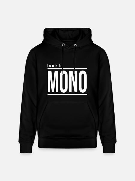 Back To Mono - Heavyweight Unisex Hoodie CRUISER by Stanley/Stella - black