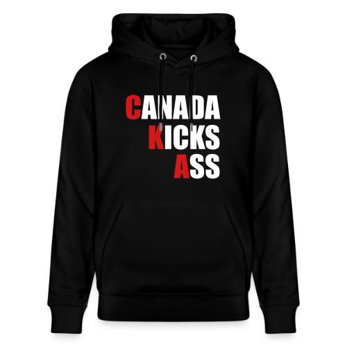 Canada Kicks Ass Vertical - Heavyweight Unisex Hoodie CRUISER by Stanley/Stella