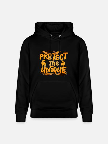 Okapi Protect The Unique - Heavyweight Unisex Hoodie CRUISER by Stanley/Stella - black