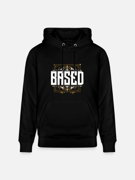 Based - KekW - Omegalul - Twitch - Heavyweight Unisex Hoodie CRUISER by Stanley/Stella - black