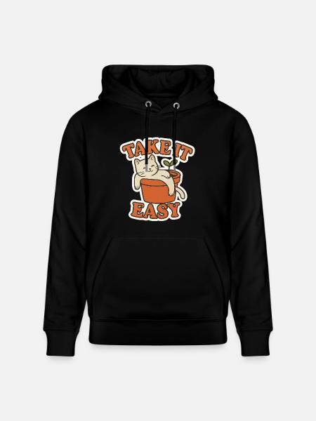 Take It Easy - Heavyweight Unisex Hoodie CRUISER by Stanley/Stella - black