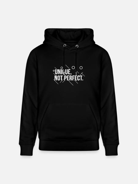 Unique-_Not_Perfect_Abstract - Heavyweight Unisex Hoodie CRUISER by Stanley/Stella - black