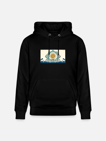La Pasión Alta Sunburst Emblem - Heavyweight Unisex Hoodie CRUISER by Stanley/Stella - black