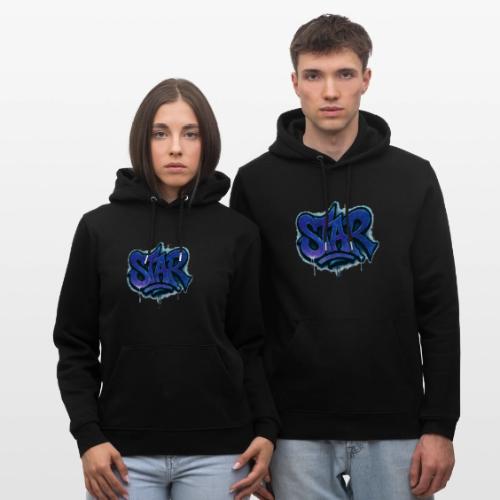 Cosmic STAR Graffiti Tag Tee - Heavyweight Unisex Hoodie CRUISER by Stanley/Stella