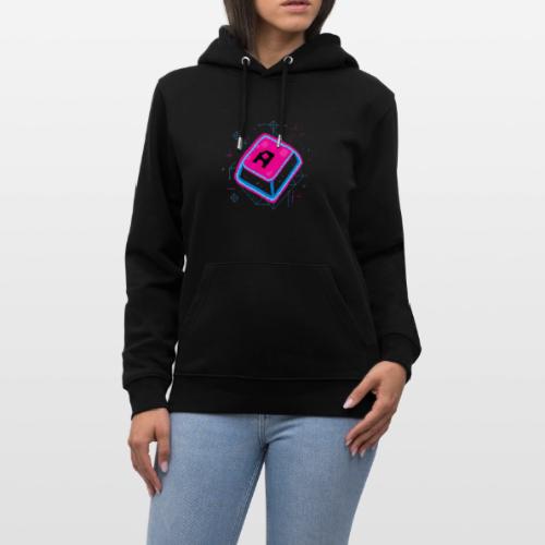 Neon Pixel A Key - Heavyweight Unisex Hoodie CRUISER by Stanley/Stella