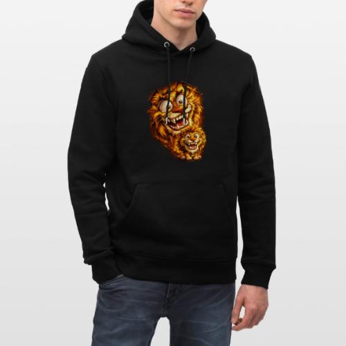 Crazy Double Lion Streetwear - Heavyweight Unisex Hoodie CRUISER by Stanley/Stella