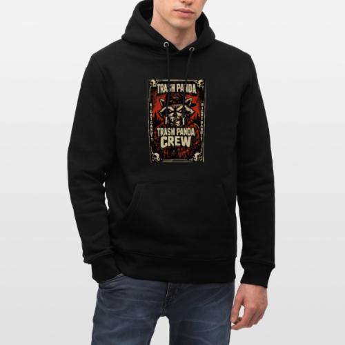 Midnight Forager Raccoon Mushroom Hunter - Heavyweight Unisex Hoodie CRUISER by Stanley/Stella