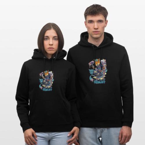 Kitsune Street Rebel - Heavyweight Unisex Hoodie CRUISER by Stanley/Stella