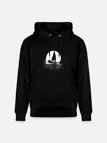 Windsurfing - Heavyweight Unisex Hoodie CRUISER by Stanley/Stella - black