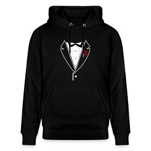 Tuxedo w/White Lapel - Heavyweight Unisex Hoodie CRUISER by Stanley/Stella