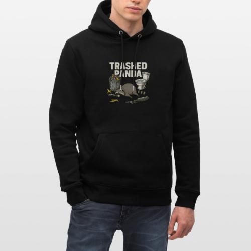 Trashed Panda – Funny Drunk Raccoon Cartoon - Heavyweight Unisex Hoodie CRUISER by Stanley/Stella
