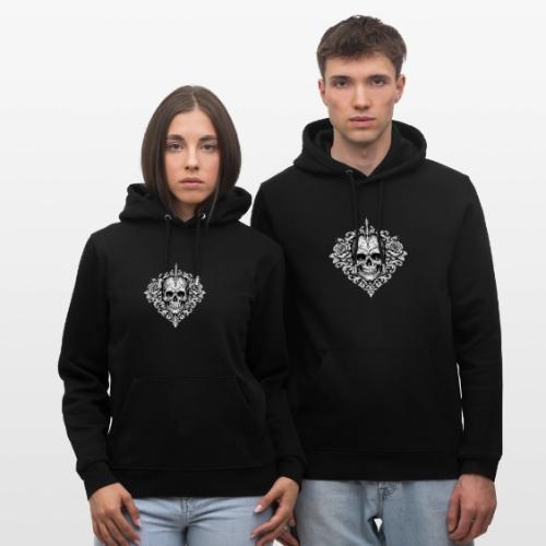 Gothic Filigree Skull - Heavyweight Unisex Hoodie CRUISER by Stanley/Stella