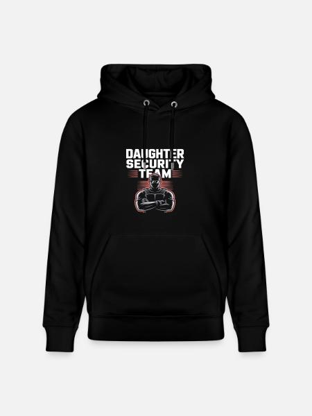 Daughter Security Team - Father Bodyguard - Heavyweight Unisex Hoodie CRUISER by Stanley/Stella - black