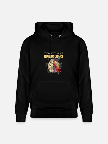 Neuroscience Brain Popart - Heavyweight Unisex Hoodie CRUISER by Stanley/Stella - black