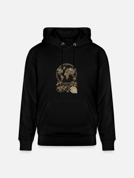 Coin collector Numismatist - Heavyweight Unisex Hoodie CRUISER by Stanley/Stella - black