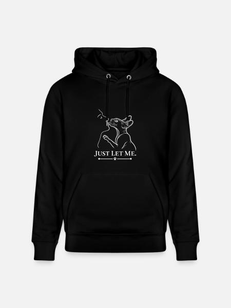 Affectionate Sphynx Cat - Heavyweight Unisex Hoodie CRUISER by Stanley/Stella - black