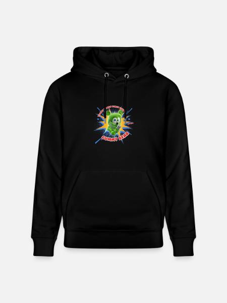 Funny Lucky Gummy Bear - Heavyweight Unisex Hoodie CRUISER by Stanley/Stella - black