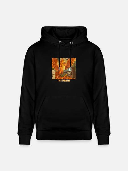 Phoenix's Voice Command Mishap - Heavyweight Unisex Hoodie CRUISER by Stanley/Stella - black