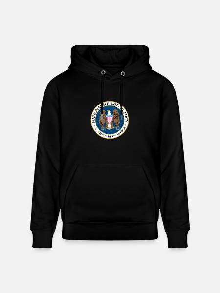 National Security Agency Logo - Heavyweight Unisex Hoodie CRUISER by Stanley/Stella - black