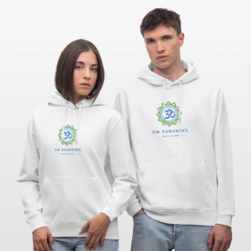 Om Sunshine Yoga transparent back original file - Heavyweight Unisex Hoodie CRUISER by Stanley/Stella