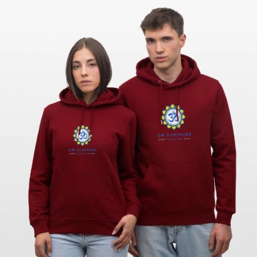 Om Sunshine Yoga transparent back original file - Heavyweight Unisex Hoodie CRUISER by Stanley/Stella