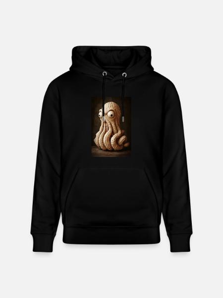 Peanut Octopus Madness - Heavyweight Unisex Hoodie CRUISER by Stanley/Stella - black