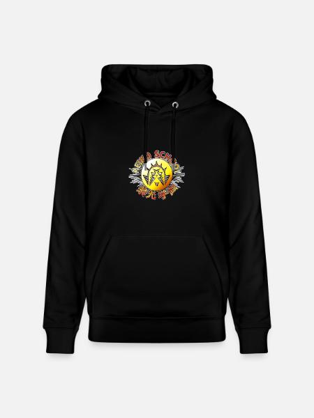 Reiko Daybreak School Emblem Sunrise - Heavyweight Unisex Hoodie CRUISER by Stanley/Stella - black