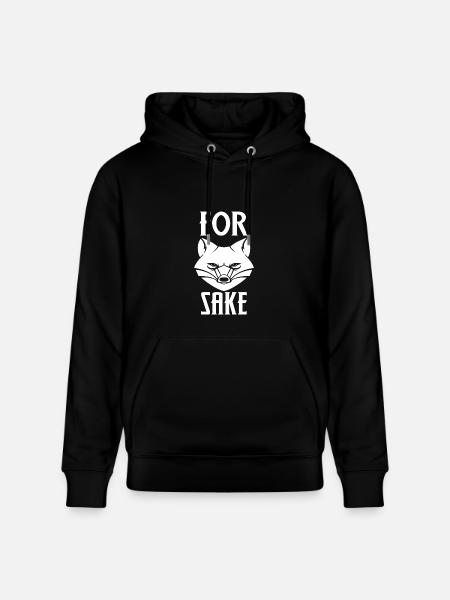 For Fox Sake - Heavyweight Unisex Hoodie CRUISER by Stanley/Stella - black