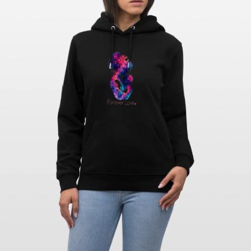 Forever Love-Vibrant Watercolor Mother-Child - Heavyweight Unisex Hoodie CRUISER by Stanley/Stella