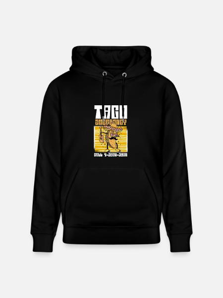 Taco Emergency Hero - Heavyweight Unisex Hoodie CRUISER by Stanley/Stella - black