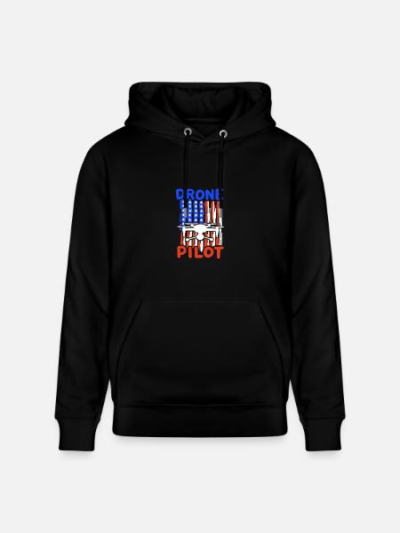 Drone Pilot - Heavyweight Unisex Hoodie CRUISER by Stanley/Stella - black