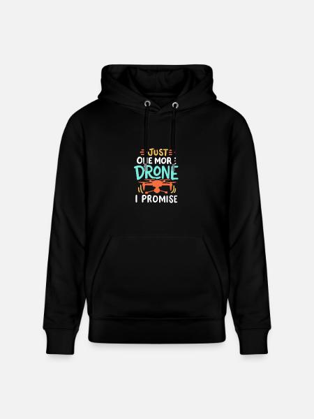 Drone Pilot Drone Racer - Heavyweight Unisex Hoodie CRUISER by Stanley/Stella - black