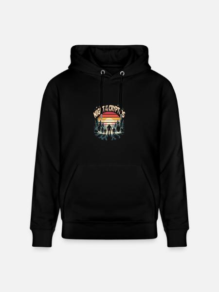 Cryptozoology Night Of The Cryptids - Heavyweight Unisex Hoodie CRUISER by Stanley/Stella - black